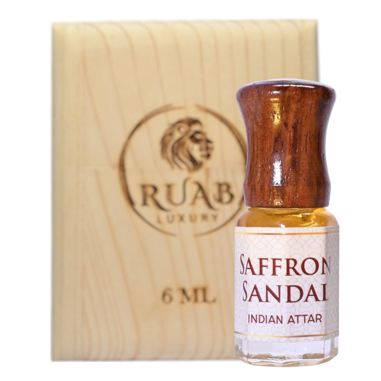 Saffron Sandal Attar | Handcrafted in Kannauj | Natural Indian Attar