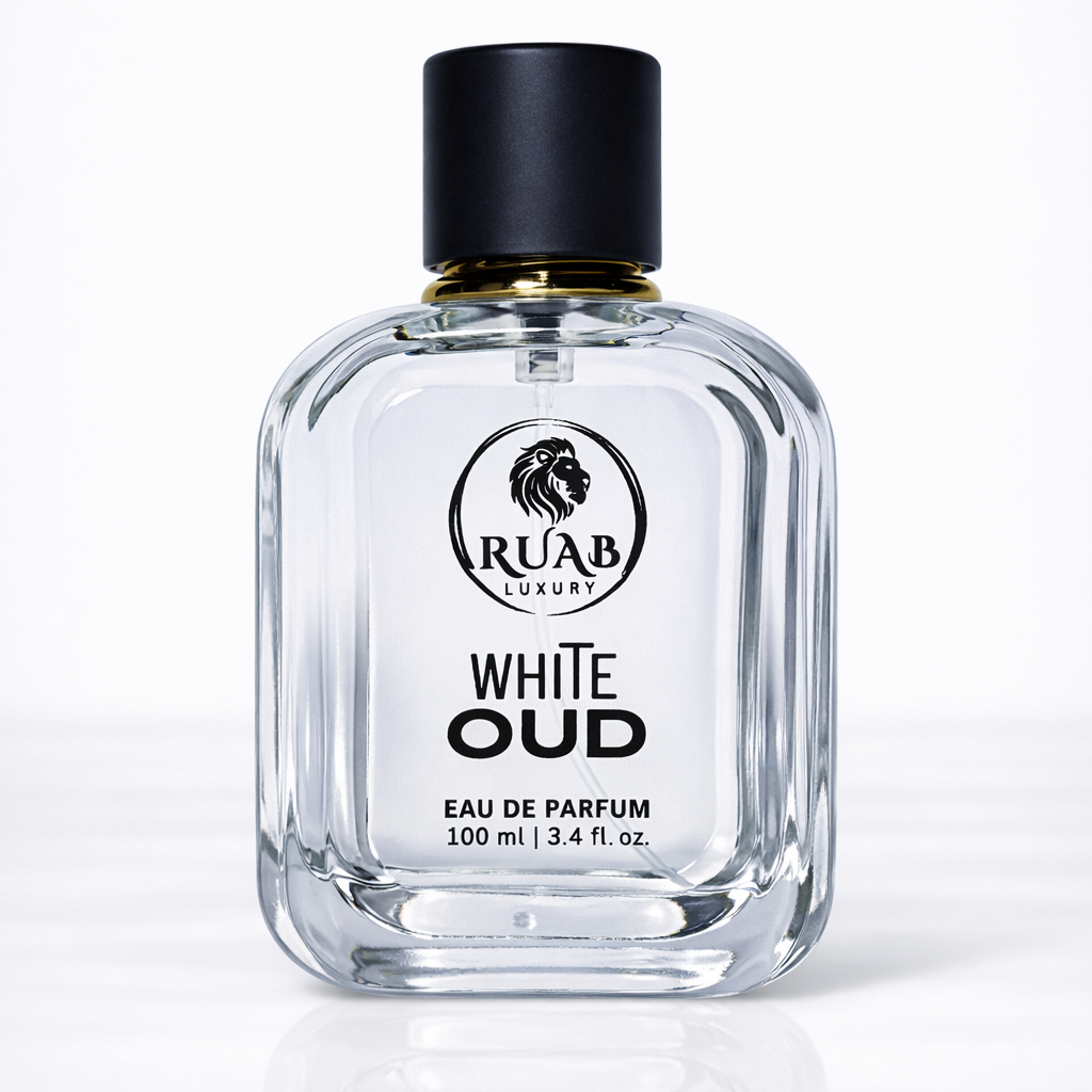White Oud Perfume | Luxury Unisex Fragrance | Long Lasting | Premium Oud & Amber Notes | 100ml – RUAB LUXURY