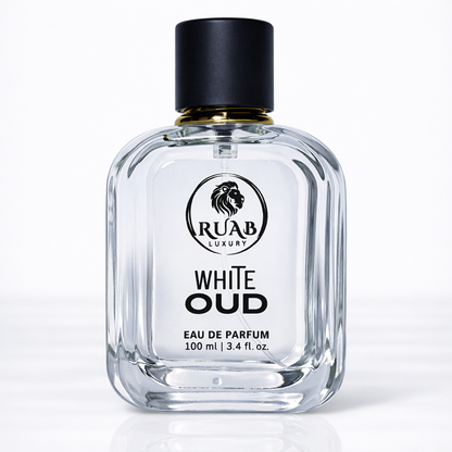 White Oud Perfume | Luxury Unisex Fragrance | Long Lasting | Premium Oud & Amber Notes | 100ml – RUAB LUXURY