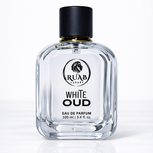 White Oud Perfume | Luxury Unisex Fragrance | Long Lasting | Premium Oud & Amber Notes | 100ml – RUAB LUXURY