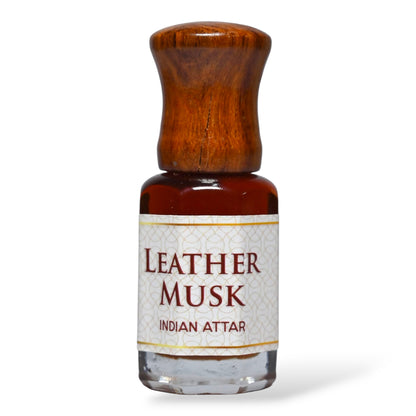 Leather Musk Attar | Handcrafted in Kannauj | Natural Indian Attar