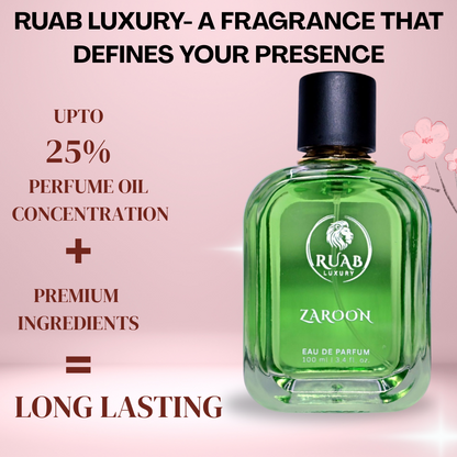 ZAROON | EAU DE PARFUM | 100 ML | PREMIUM LONG LASTING FRAGRANCE