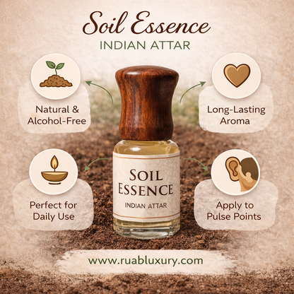 Soil Essence Attar | Mitti | Handcrafted in Kannauj | Natural Indian Attar