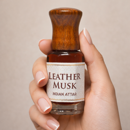 Leather Musk Attar | Handcrafted in Kannauj | Natural Indian Attar
